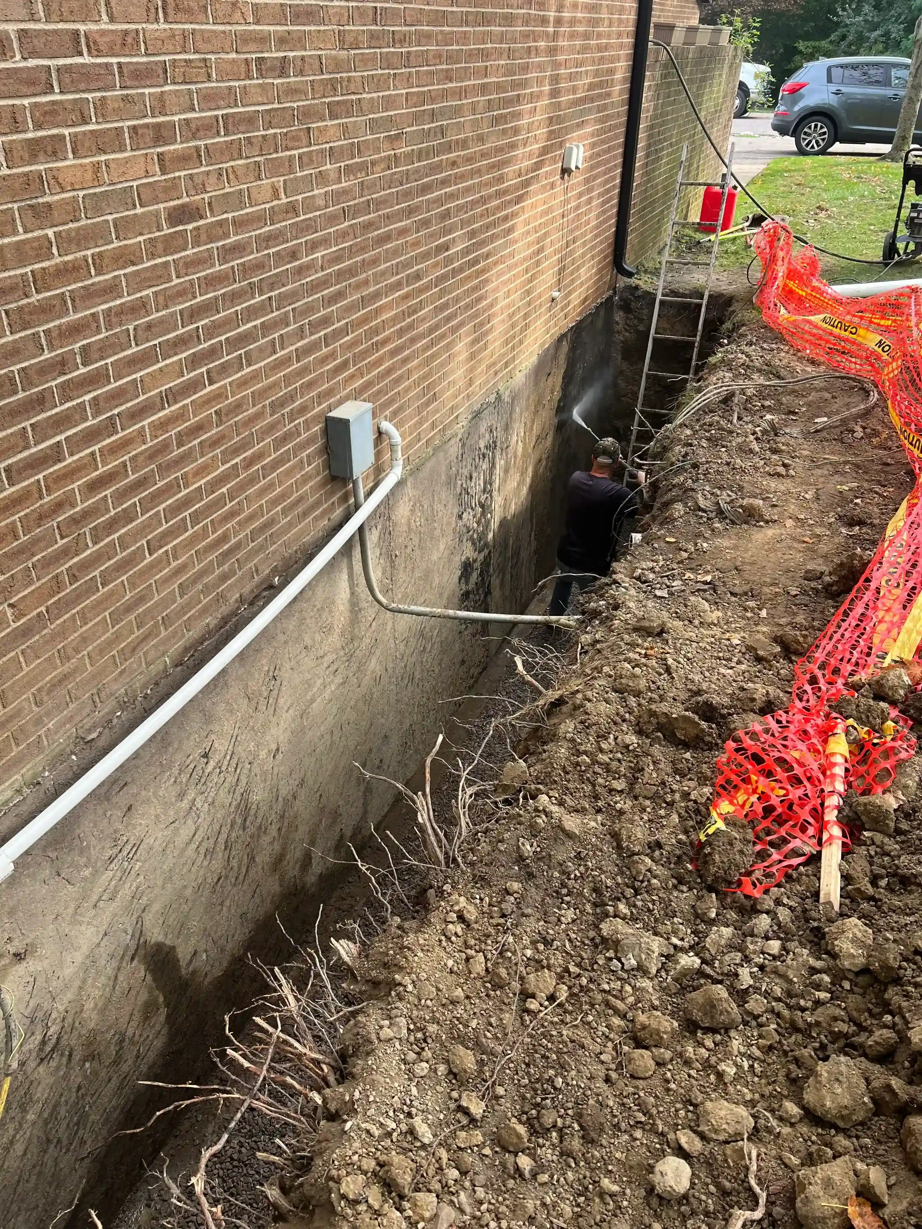 Deep foundation excavation