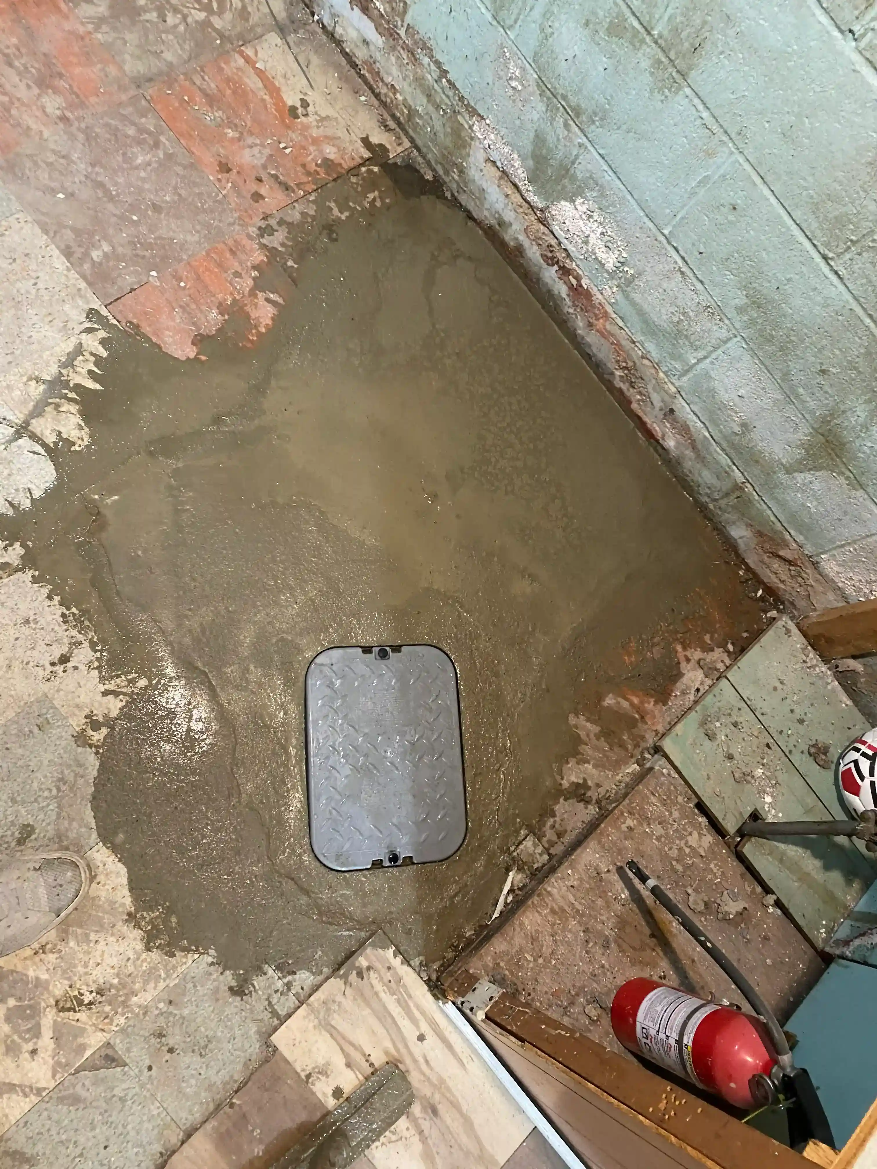 Backwater valve installation