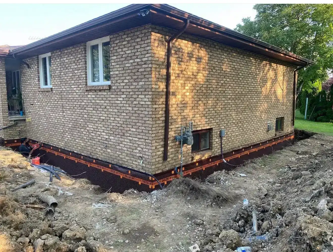 Exterior Waterproofing Project