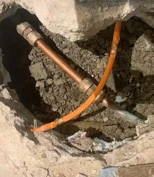 Copper & PEX Connection Point
