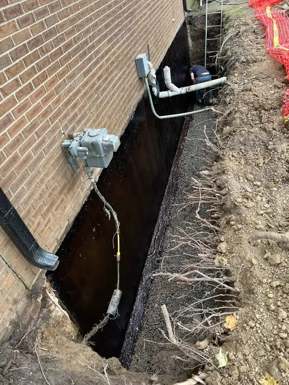 Drainage Tile System Installation