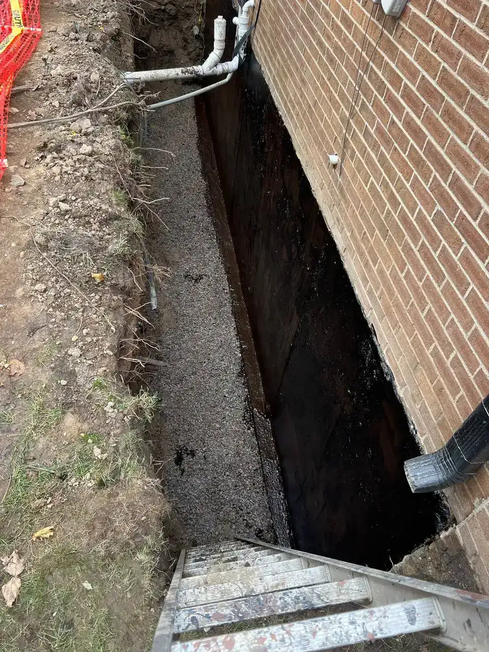 DMX Drainage Membrane Installation