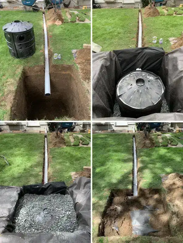 Drainage Tile System with Clean-Out